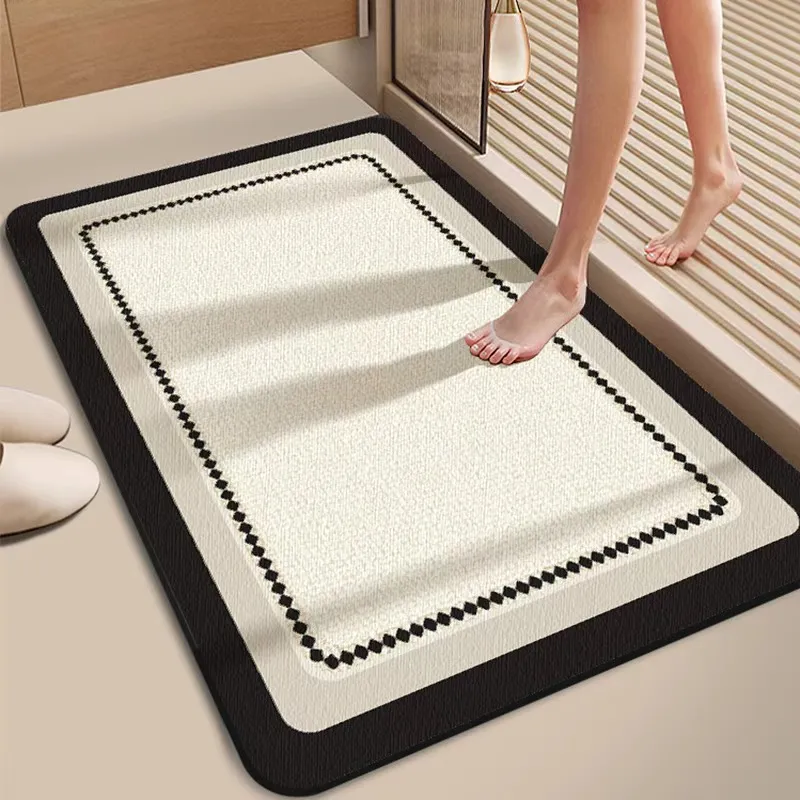 Big Size Super Absorbent Non-Slip Bathroom & Door Mat (50 × 80 cm)